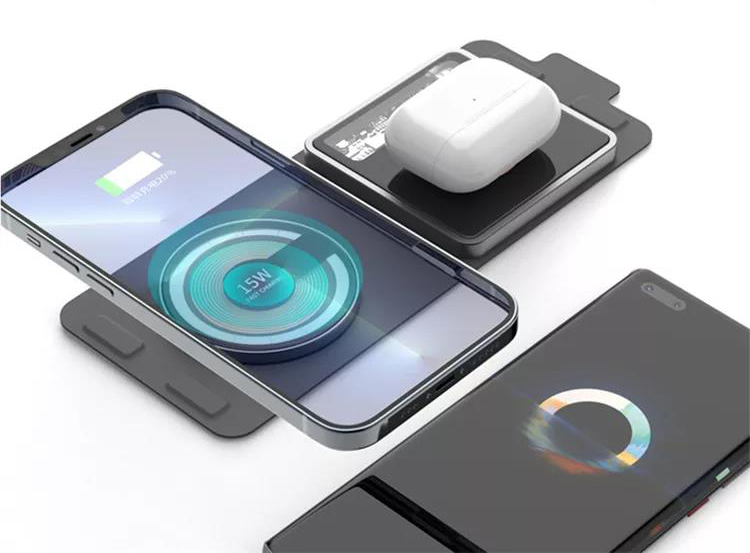 SZYBKA ŁADOWARKA BEZPRZEWODOWA MAGNETYCZNA 2w1 30W Długość przewodu 1 m