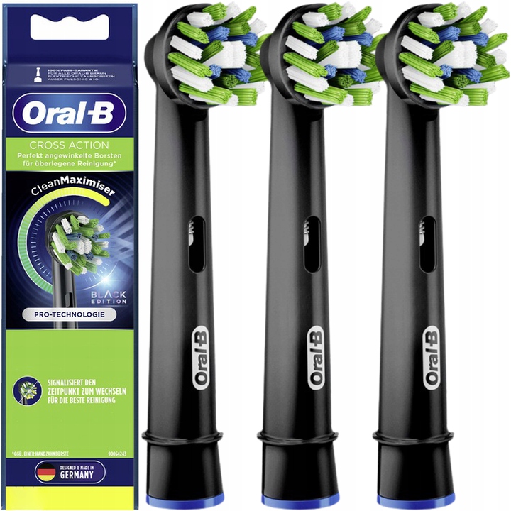 

Oryginalne Końcówki Braun Oral-B Cross Action 3szt