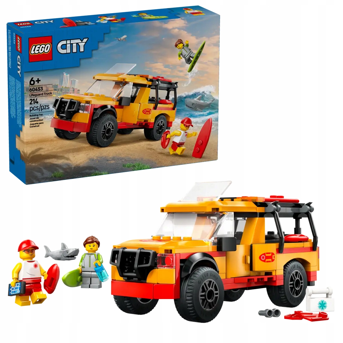 stavebnice Lego City 60453 Dodávka plážových záchranářů
