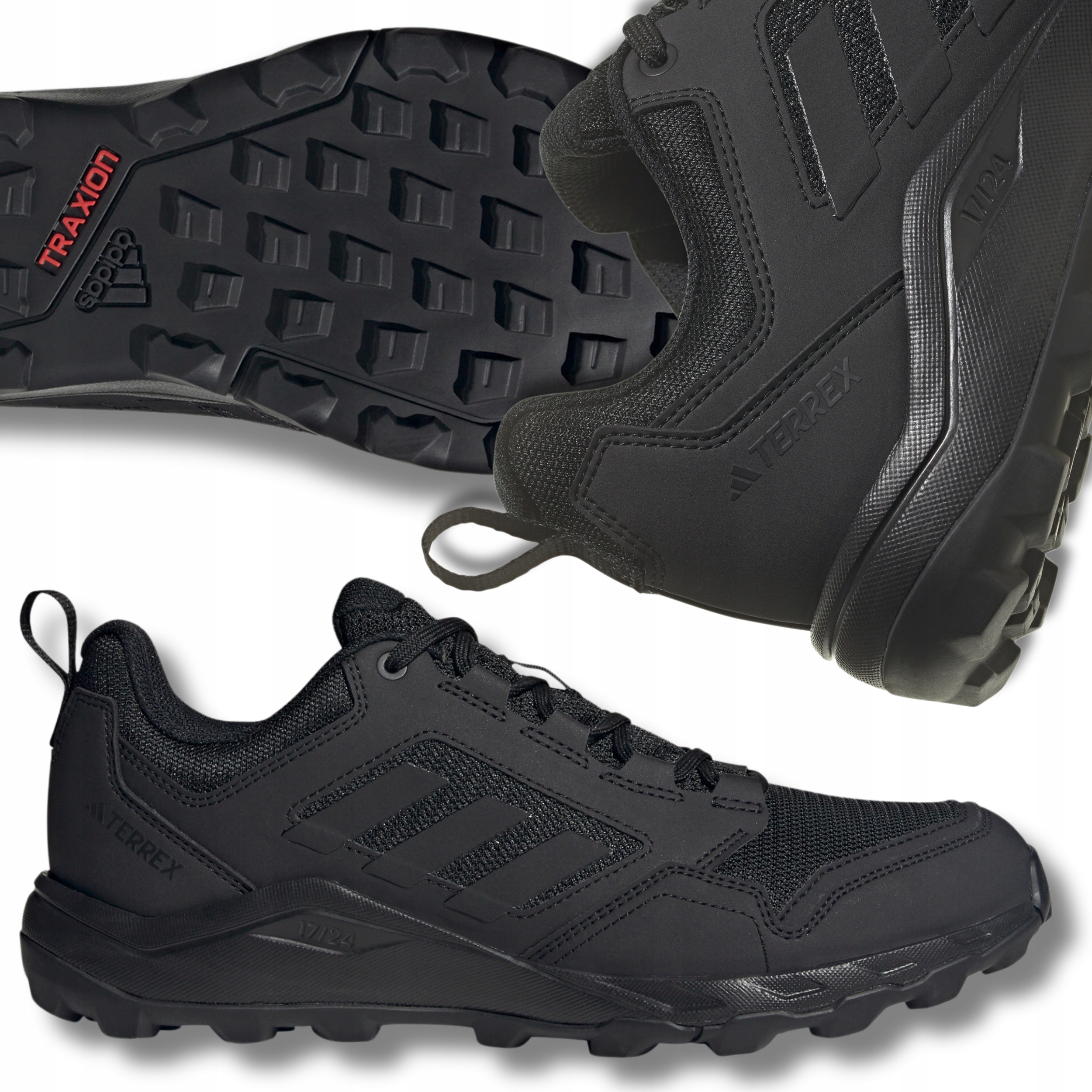 Pánské Trekové Černé Sportovní Boty Adidas Terrex Pohodlné Lehké 44