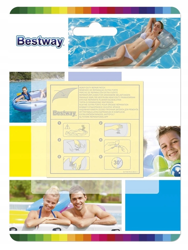 

Łatki Zestaw naprawczy materac basen 10szt Bestway