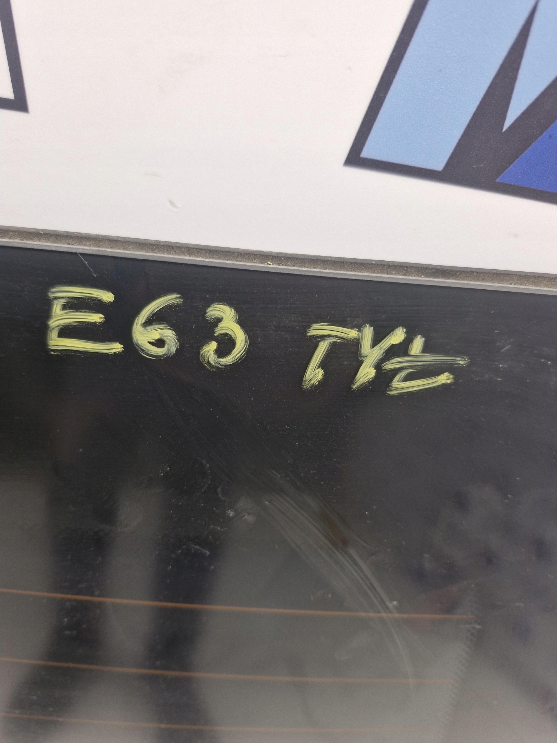 BMW E63 E64 FENSTER heck hinten Original