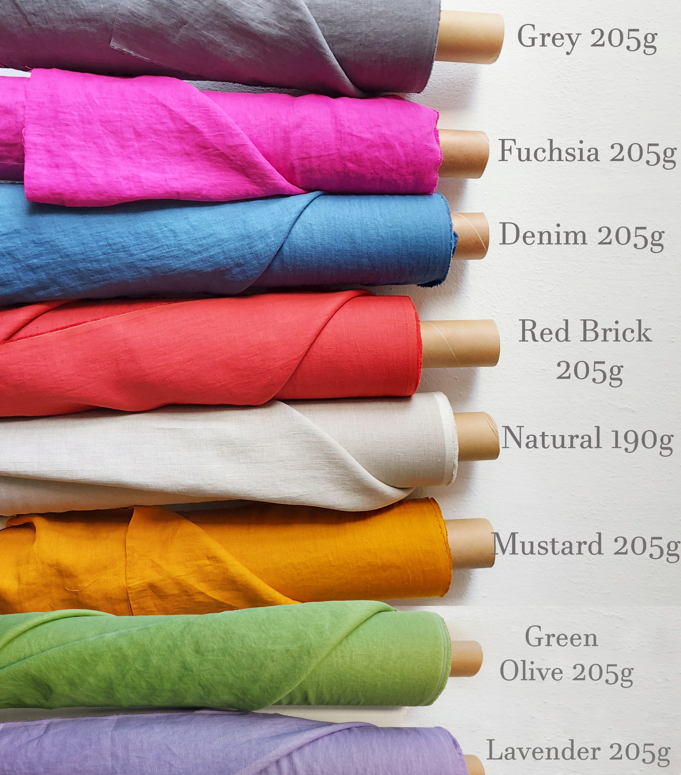 Próbki Tkanin Lnianych, Len 100%, Len Naturalny