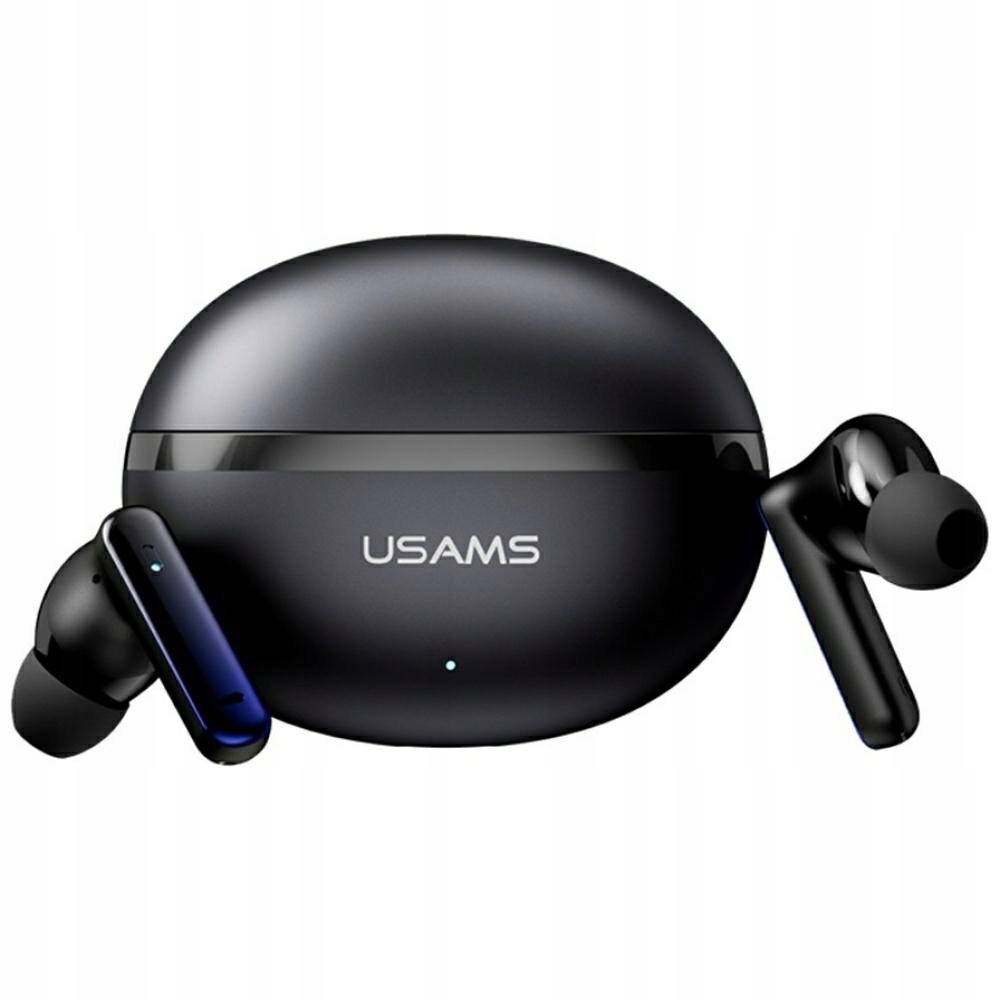 Sluchátka Bluetooth Usams Echo E02 Tws Anc+enc bezdrátová černá