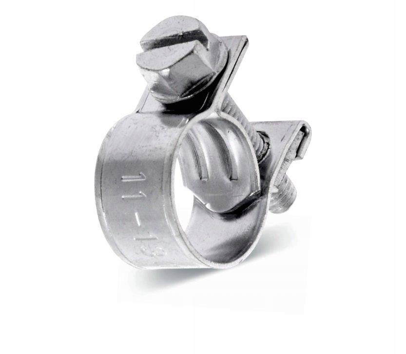 Opaska zaciskowa obejma ślimakowa 19-21 mm Ocynkowana Gbs W1 Mini