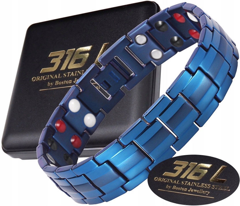 Titanový Náramek Pánský Náramek Magnetický Velký Výkon Čistý Titan