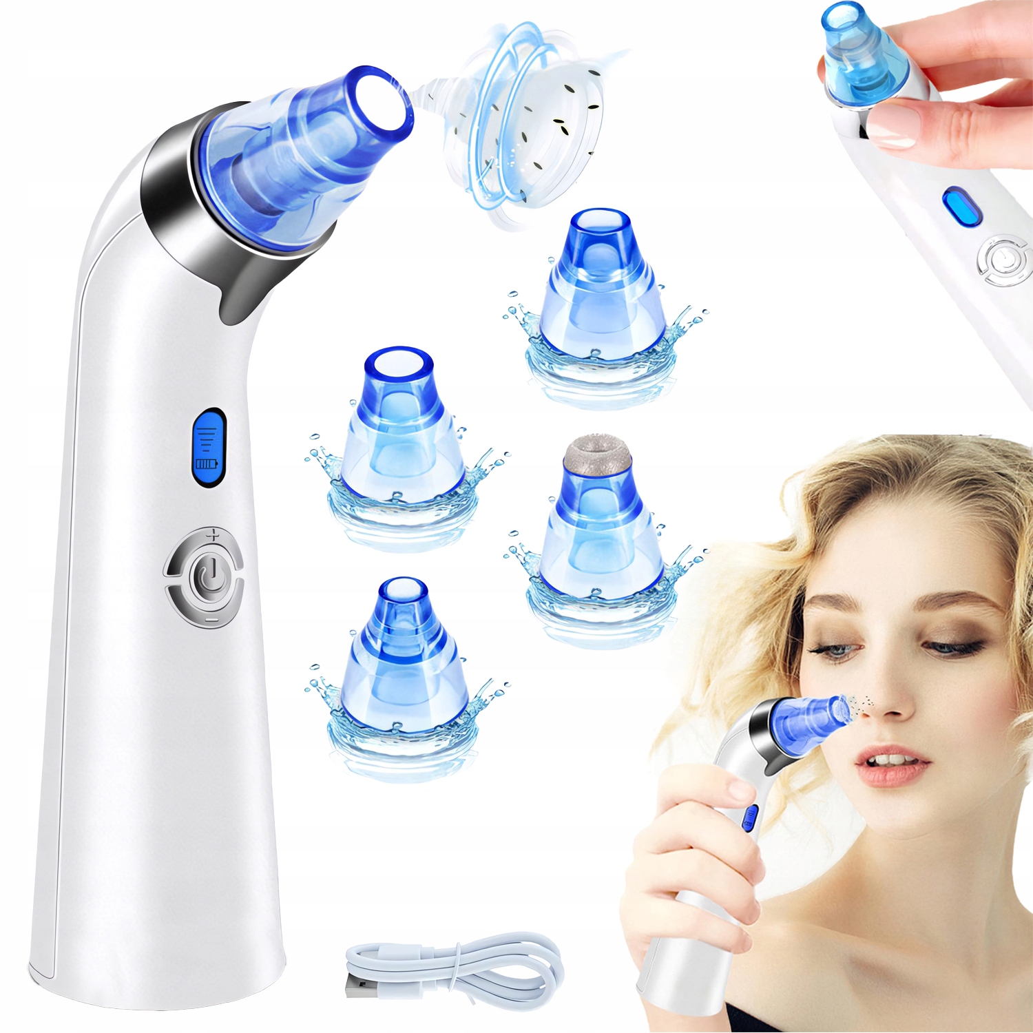 Vysavač Na Černé Tečky, Póry Pro Odstraňování Černých Teček LCD, 5 Nastavitelných Režimů