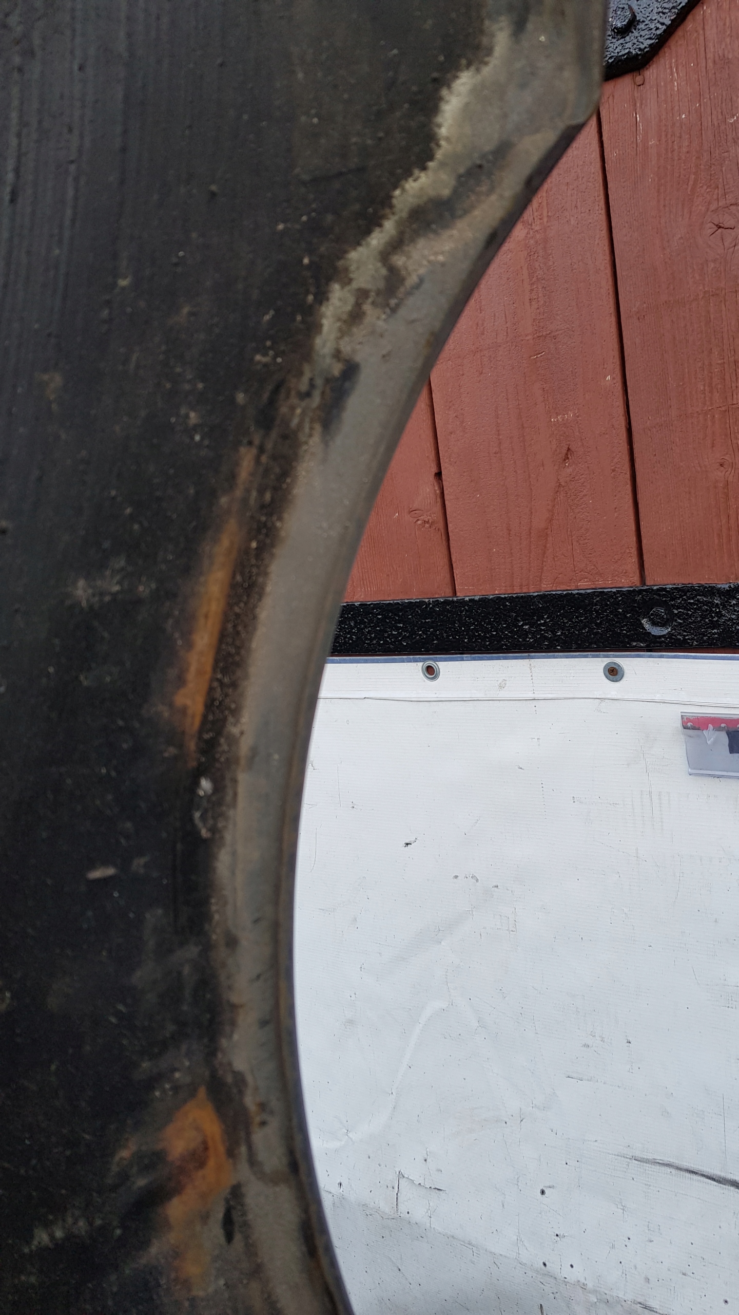 MERCEDES W211 fender left front blue
