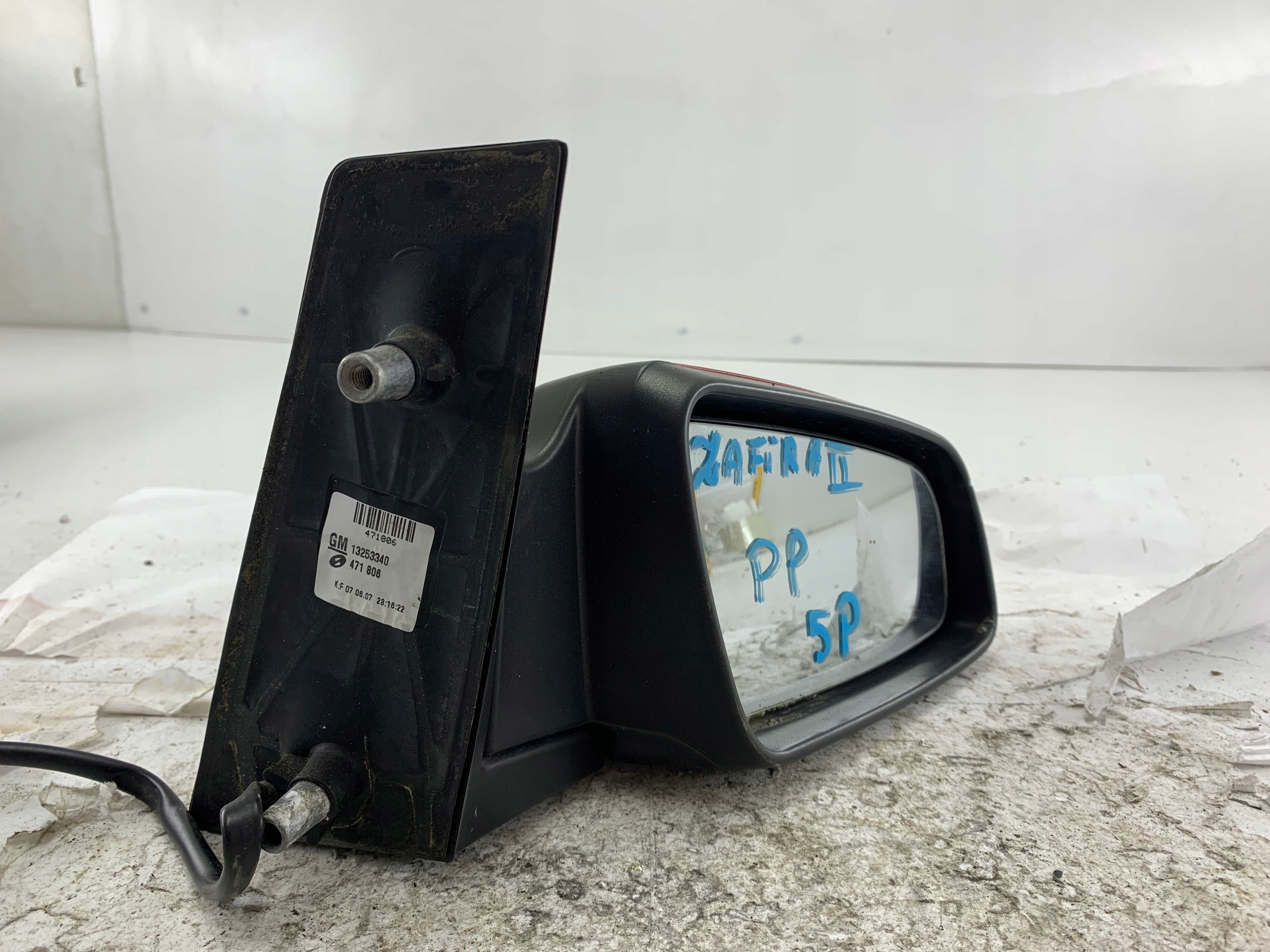 OPEL ZAFIRA B mirror right 5 PIN Y547