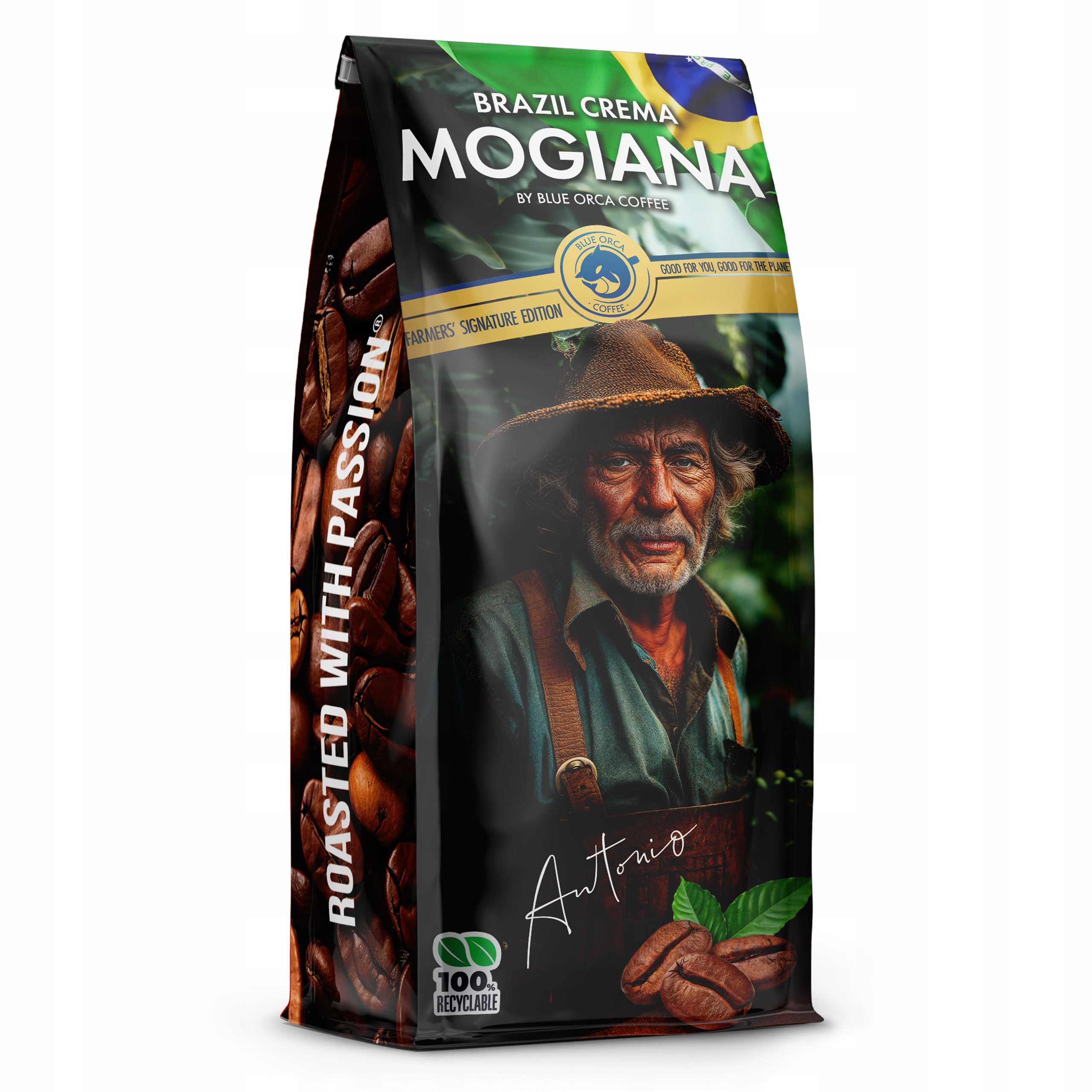 Levně Káva zrnková Brazílie Mogiana Crema 1 kg Farmers Limited Edition Dárek