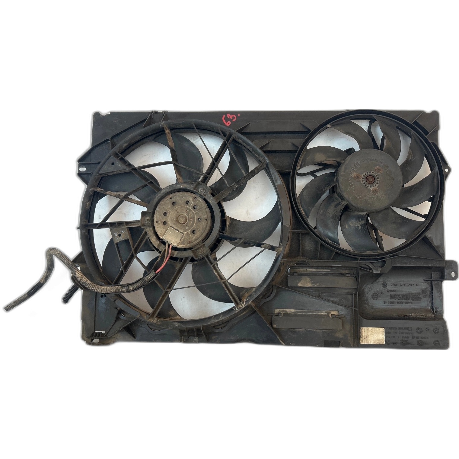 obal ventylátora ventilátor Volkswagen T5 2.5 TDI