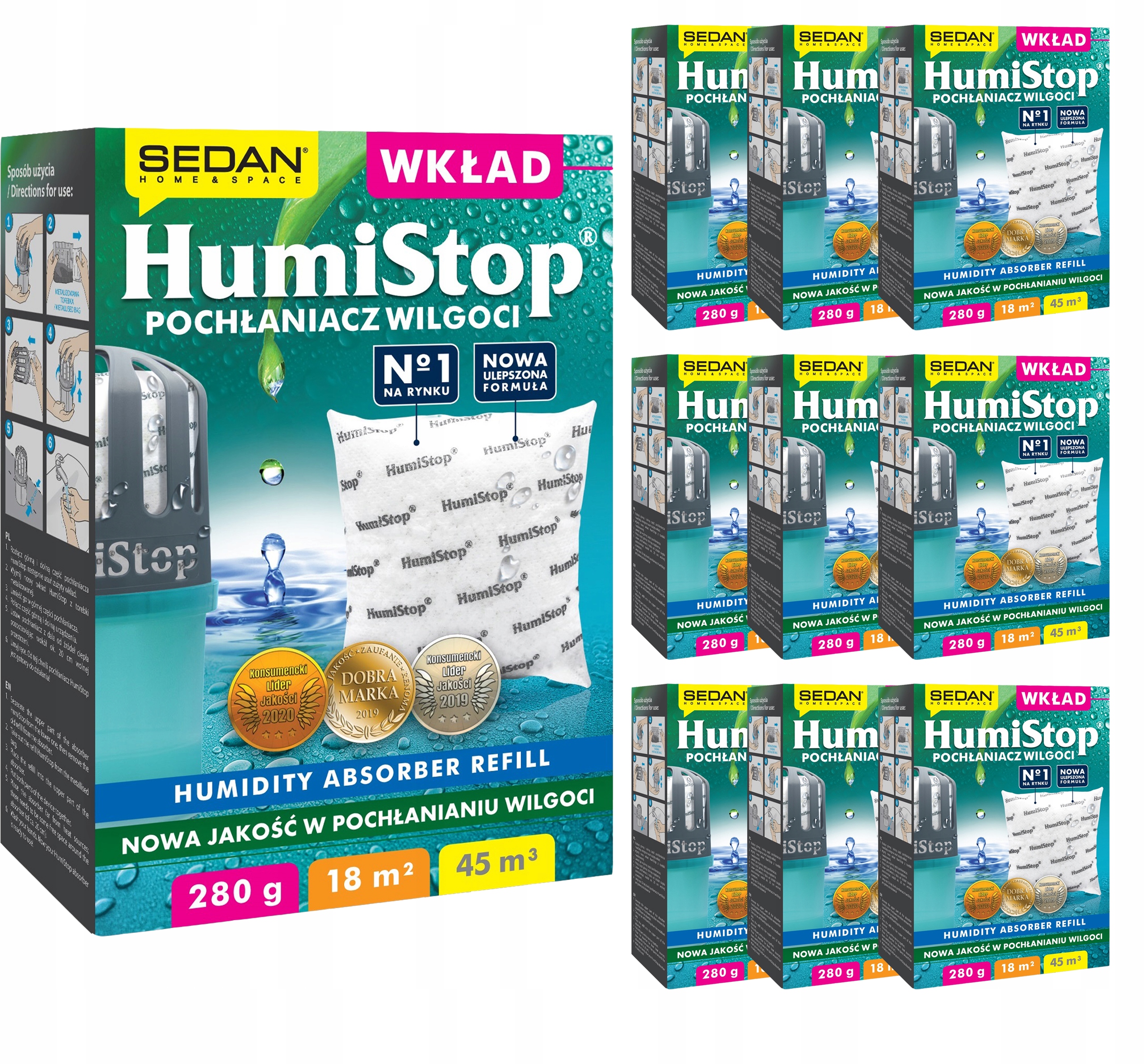 

Wkład Zapas Do Pochłaniaczy Wilgoci Humistop 280g