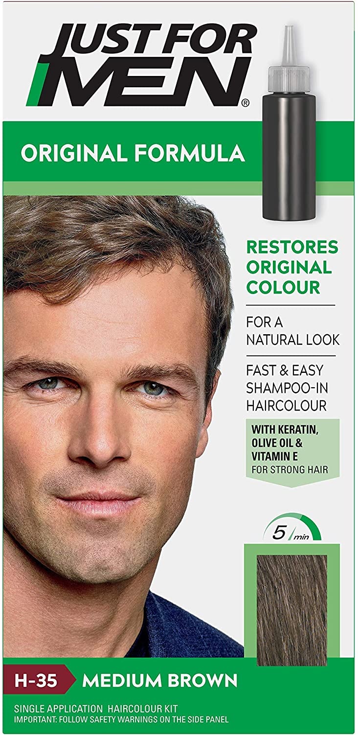 

Just For Men Odsiwiacz Do Włosów H-35 Średni Brąz
