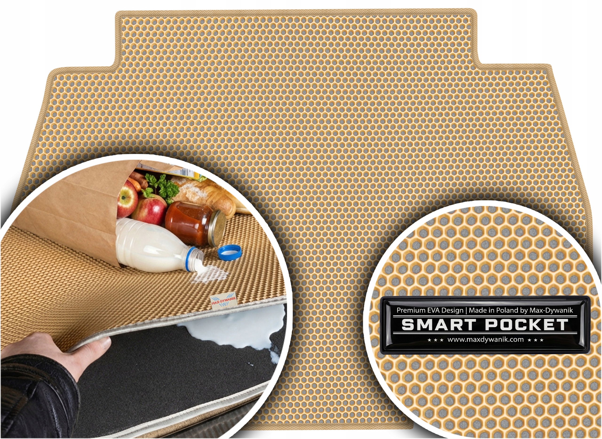 Toyota C-hr II Crossover od roku 2024. Vložka batožinového priestoru Eva Smart Pocket Béžová