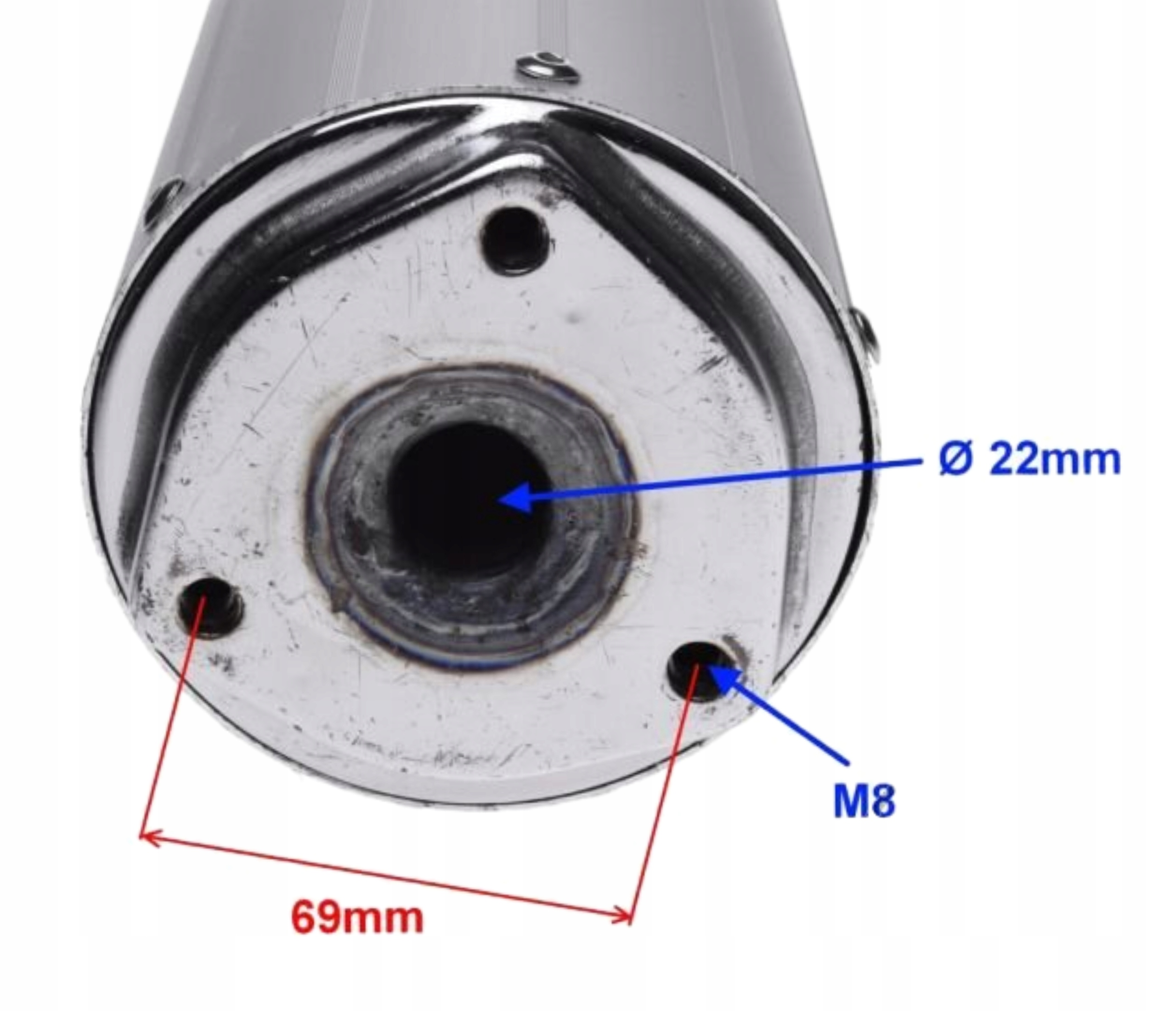 Skuter SHOTGUN VIA 50 4T Tłumik Z Katalizatorem Numer katalogowy części W2207049