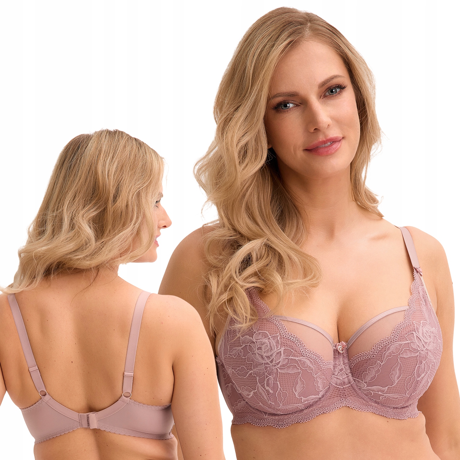 Gaia 931 Veronika mokka 95C Polovyztužená podprsenka