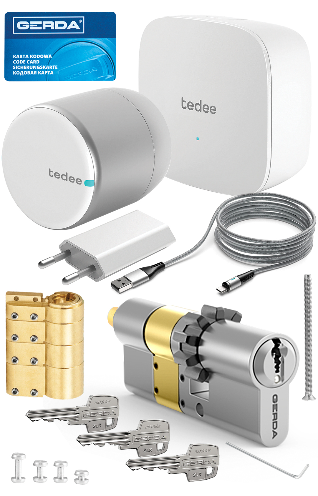 Sada Smart Wi-Fi vložka 30-61/30 mm Tedee Typ B