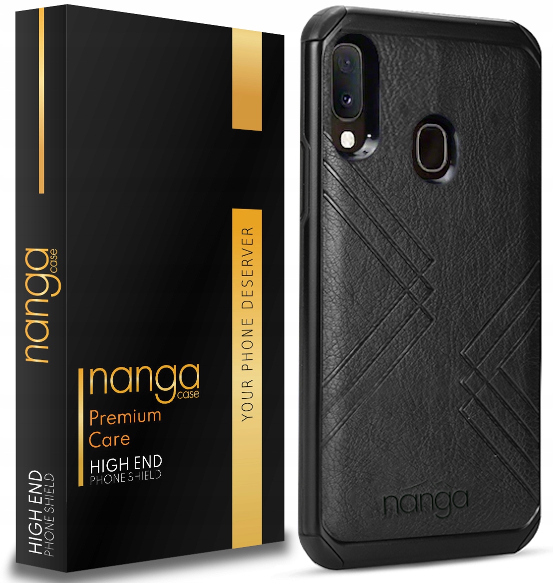 

Etui Ze Skóry Business Do Galaxy A20E Czarny