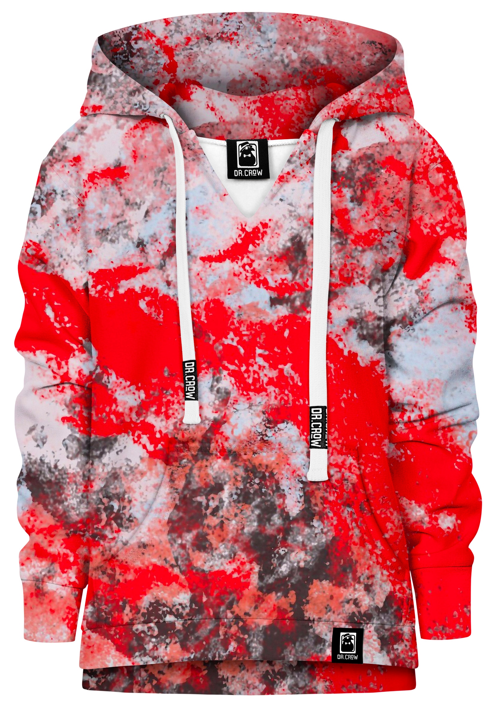 

Dziecięca Bluza Fullprint Dr.crow Marble Red 128