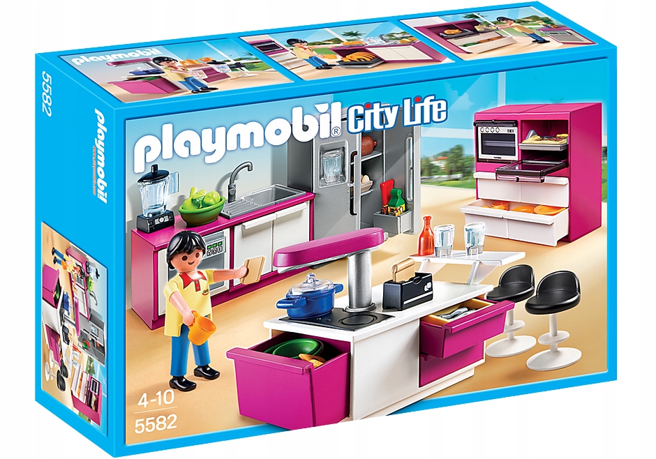 

Playmobil 5582 Dom Nowoczesna kuchnia lodówka figu