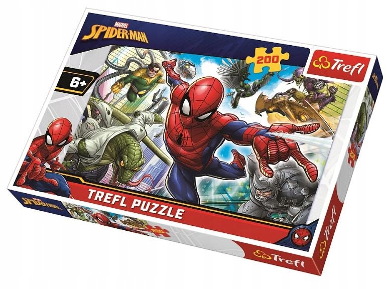 

Puzzle 200 Urodzony Bohater Trefl Spider-man