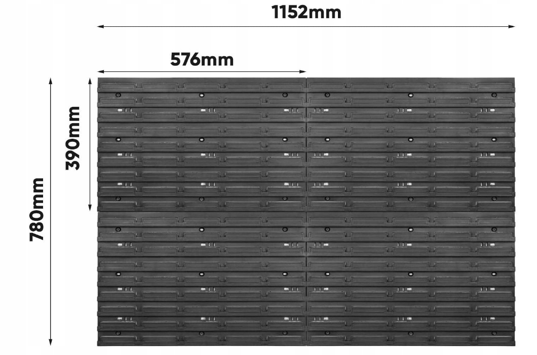 REGAŁ ŚCIENNY Z POJEMNIKAMI TABLICA NARZĘDZIOWA Marka 4DTL