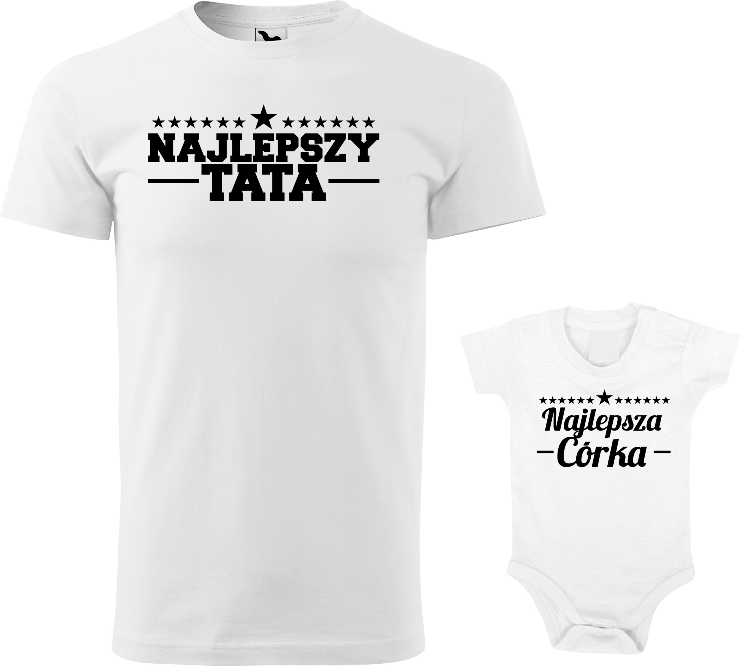 

Zestaw dla Taty i Córki Prezent Dzień Ojca Body