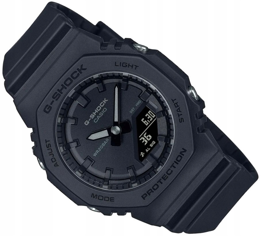 Černé Sportovní Hodinky Casio G-shock GMA-P2100BB-1AER Módní Styl WR200 Box