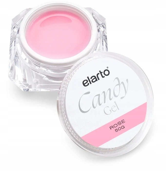 Elarto żel Uv/led Budujący Różowy Gęsty Candy Rose 50g