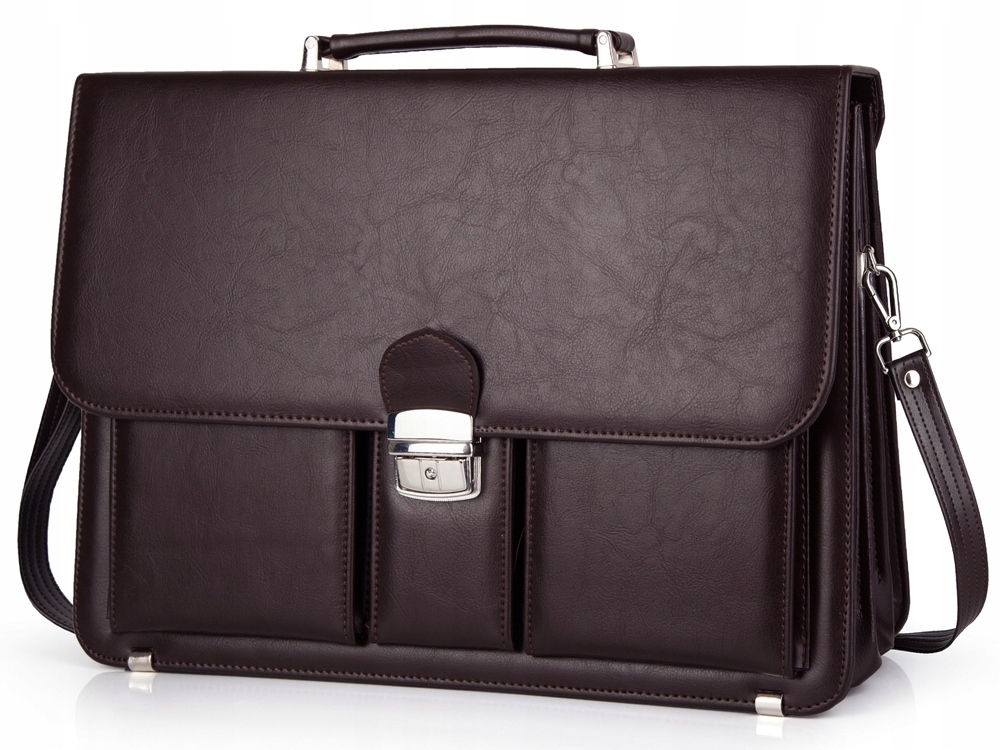 AKTÓWKA TECZKA NA DOKUMENTY SOLOME WEXFORD BRĄZOWY NESESER EAN (GTIN) 5907582610458