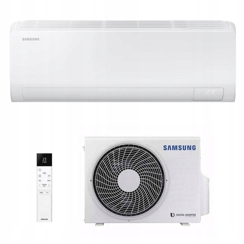 Klimatyzator ścienny Samsung WindFree Luzon S2 w kolorze białym