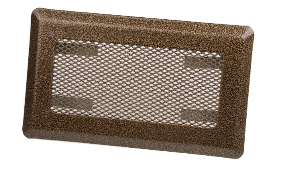 

Kratka Wentylacyjna Kominowa 10x20 Metalowa Złota