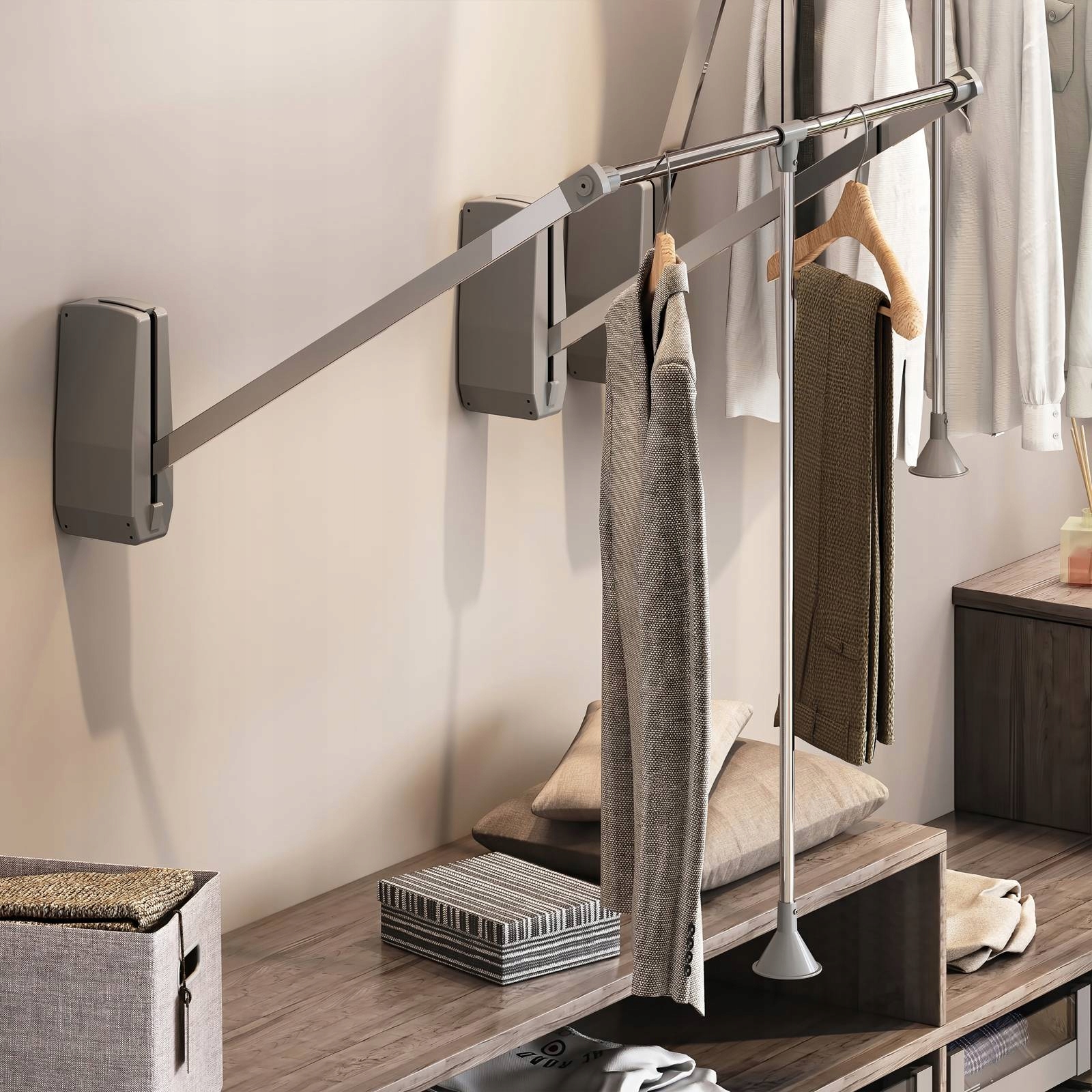 EMUCA pantograf Hang mocowany do ściany Kod producenta 6037811