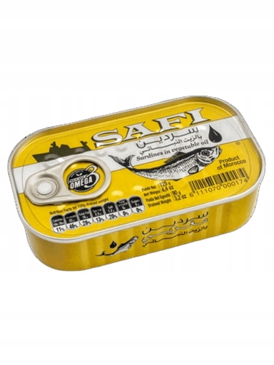 Levně 8 x Safi Sardinky v oleji 125 g