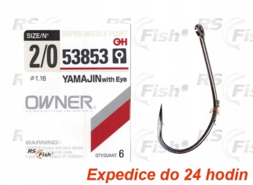 Haczyki Owner 53853 2/0