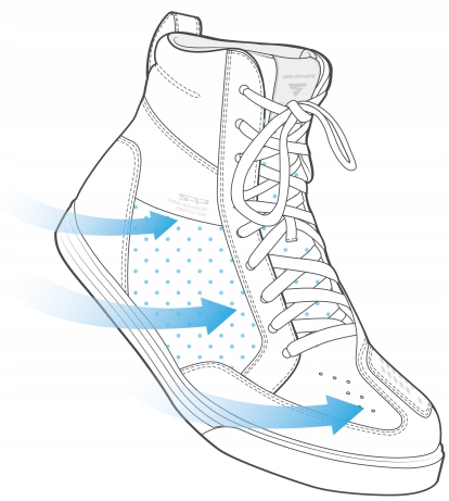 Trampki buty motocyklowe skórzane SHIMA BLAKE BLACK czarny GRATISY Producent Shima