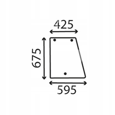 sklo Case Maxxum 5120 5130 5140 boční levé
