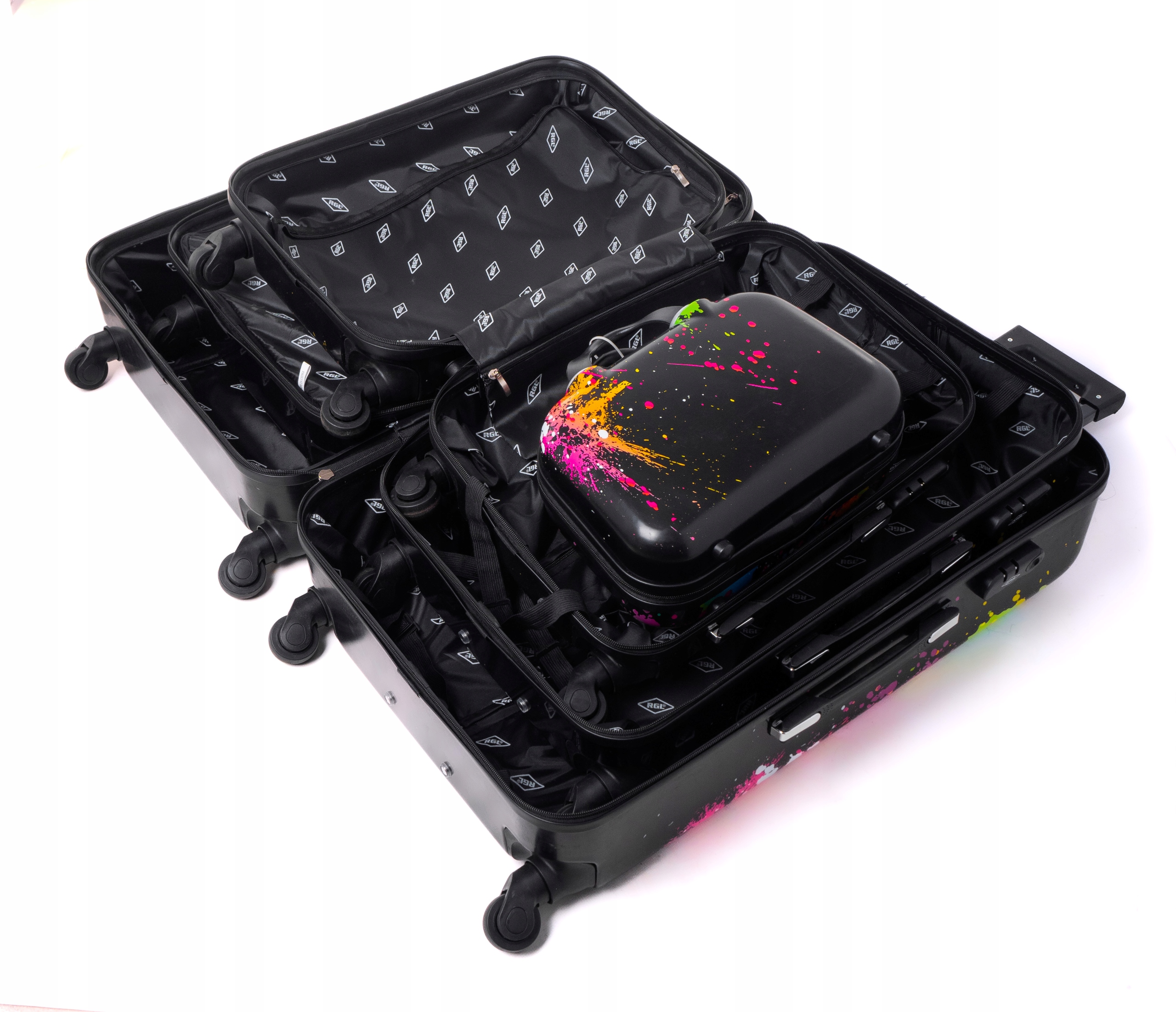 MAŁA WALIZKA PODRÓŻNA NA KÓŁKACH KABINOWA TORBA Rodzaj twarda