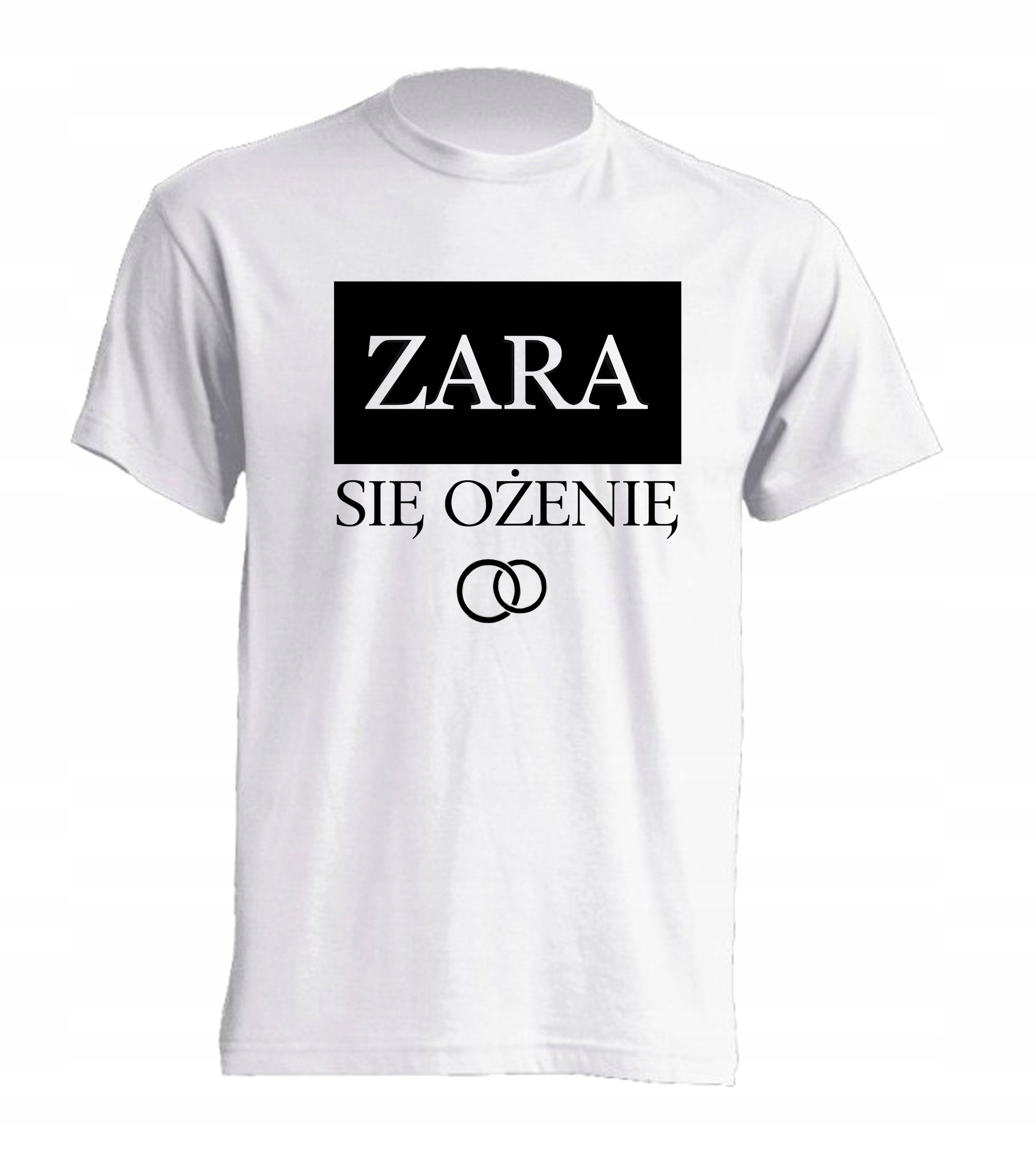 

Koszulka Zara Się Ożenię kawalerski ślub t-shirt