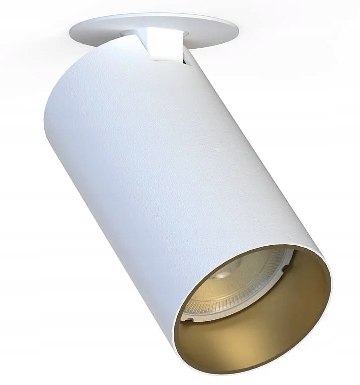 Nowodvorski Mono Led zapuštěné svítidlo, bílá ocel