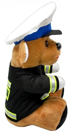 MASKOTKA DO AUTA POLICJA POLICJANT MIŚ DROGÓWKA PREZENT DLA KIEROWCY AUTA Numer katalogowy producenta 121842