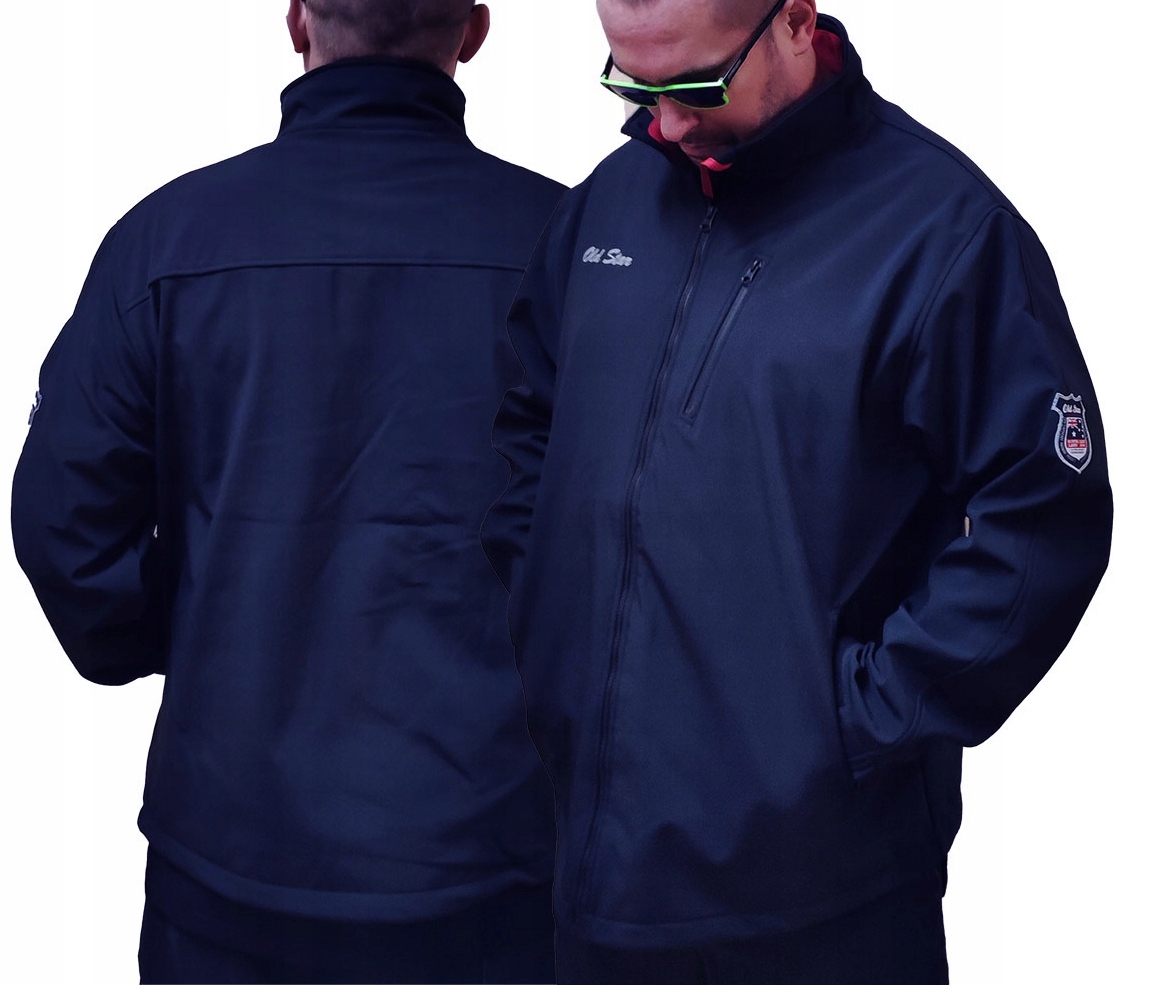 5XL Velká Celoroční Softshellová Bunda Nepromokavá* Námořnická Modrá