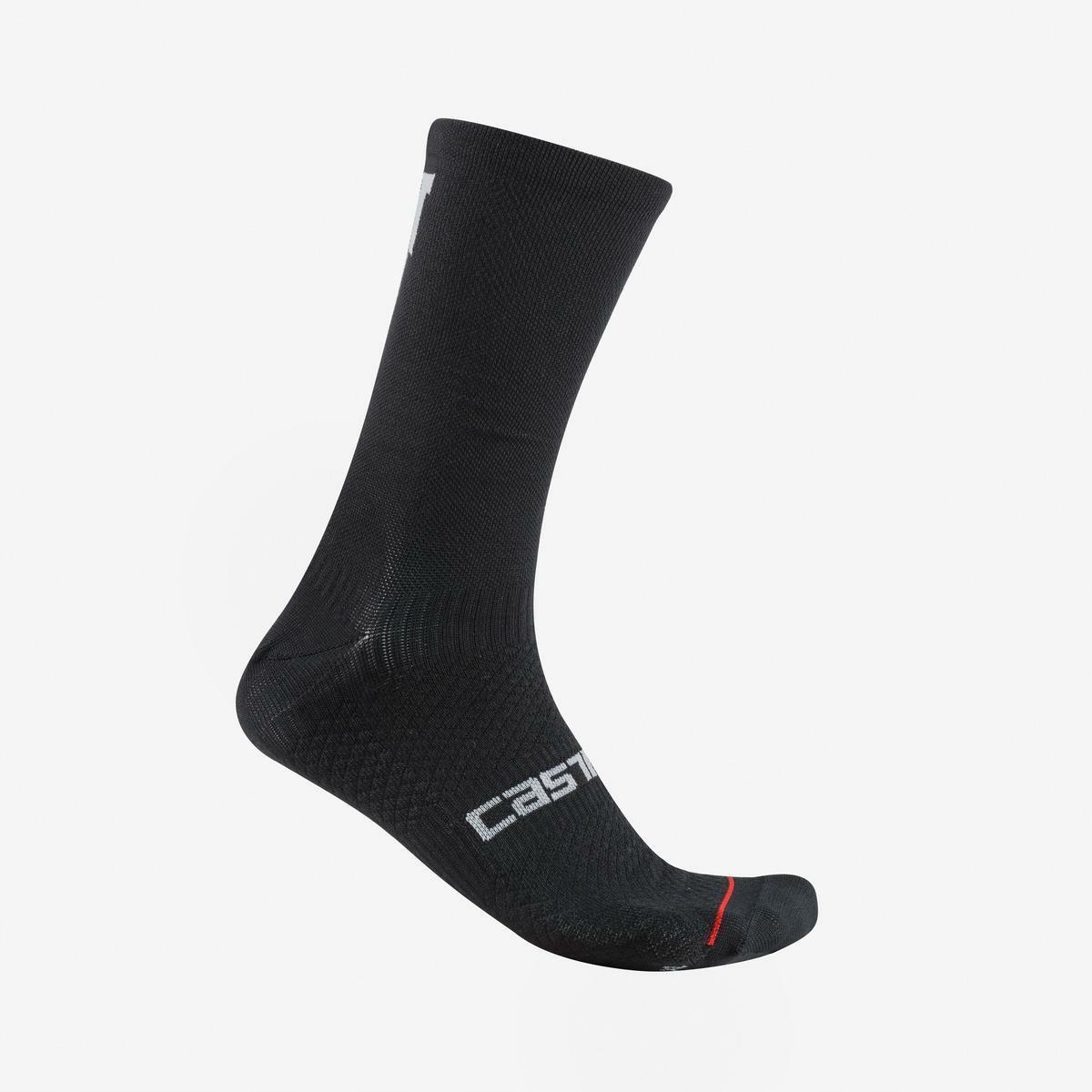 Skarpetki Castelli Como 20 Thermal, black, rozmiar L/XL