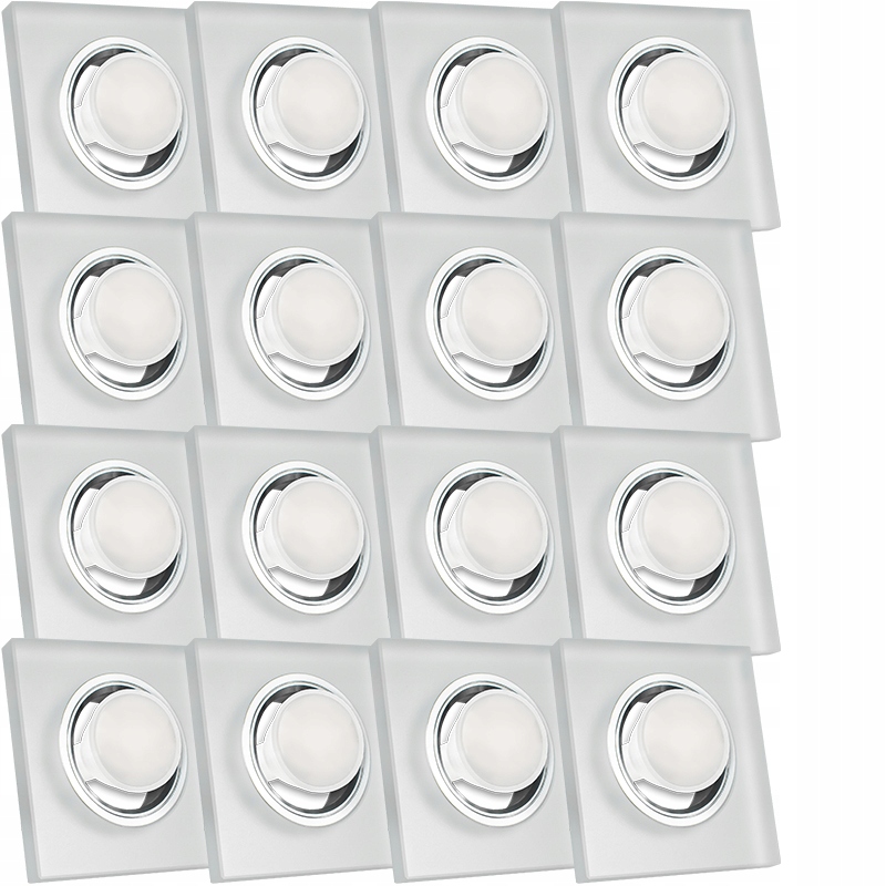 16X Skleněná Zapuštěná Lampa S Velmi Silným Sklo 1.5W Led Žárovka