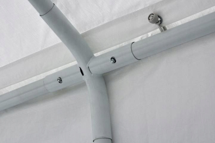 Pawilon ogrodowy biały 4 x 6m Długość 6 m