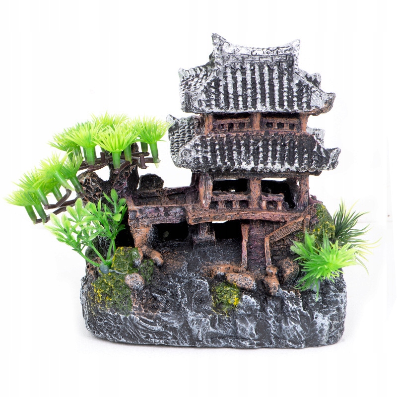 Akvarijní Ozdoba Krásný japonský dům XL 15 cm