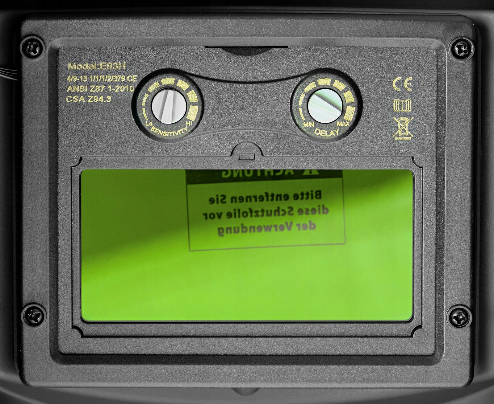 MASKA SPAWALNICZA AUTOMATYCZNA PRZYŁBICA SAMOŚCIEMNIAJĄCA FILTR DO SPAWANIA Waga produktu z opakowaniem jednostkowym 1 kg