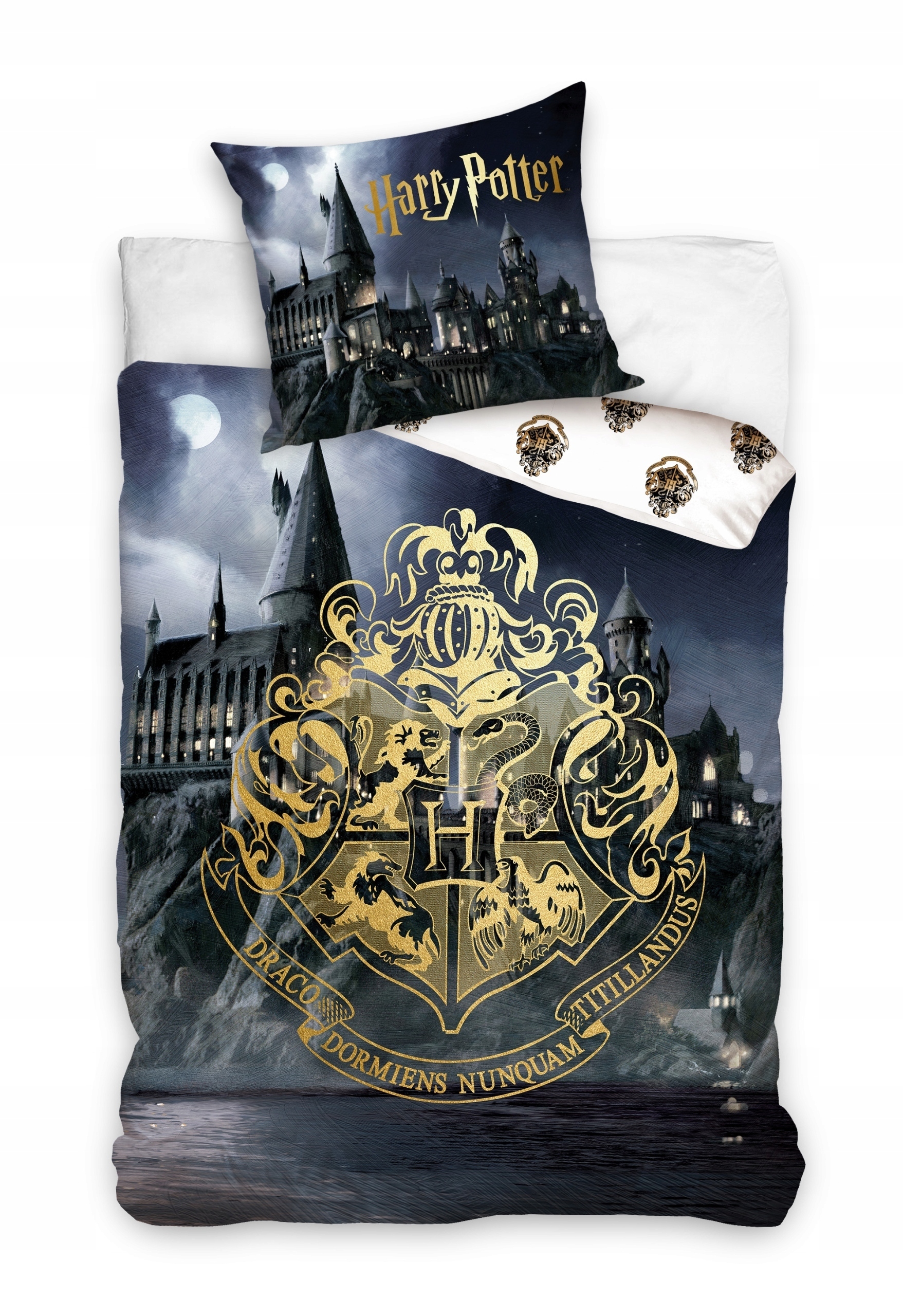 

160x200 Pościel Harry Potter Hogwarth Czarodziej