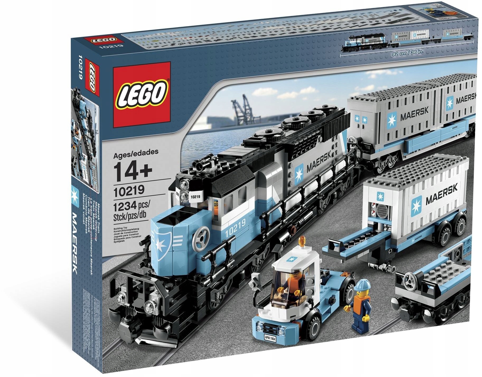 Zestaw LEGO Expert Maersk Train 12018492060 - Allegro.pl