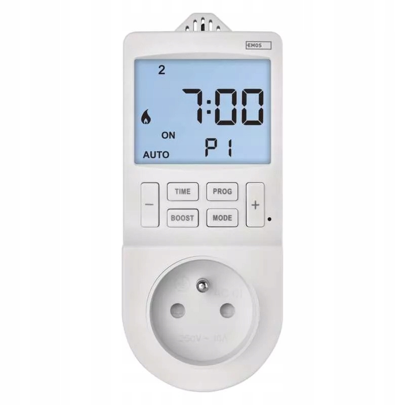 Termostat gniazdkowy z funkcją timera cyfrowego
